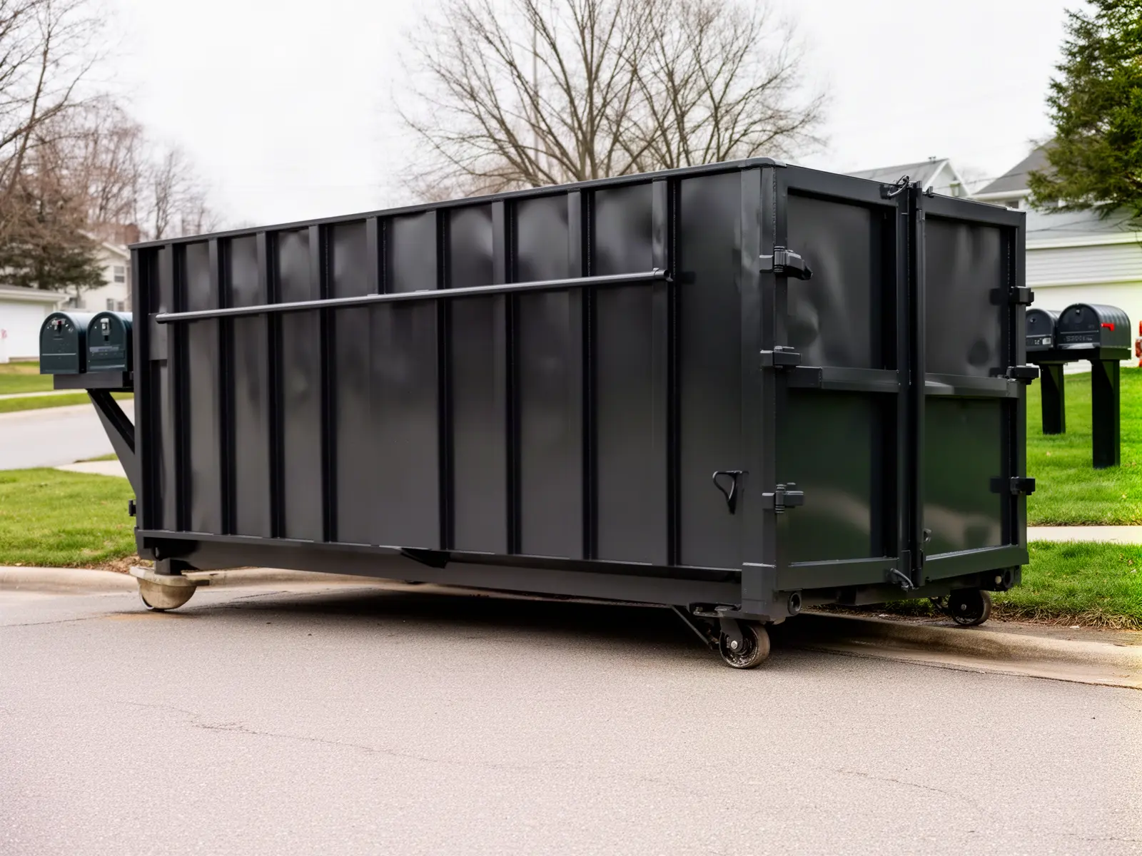 Roll-off dumpster from Hutton Family Dumpster Rental in Carson, CA